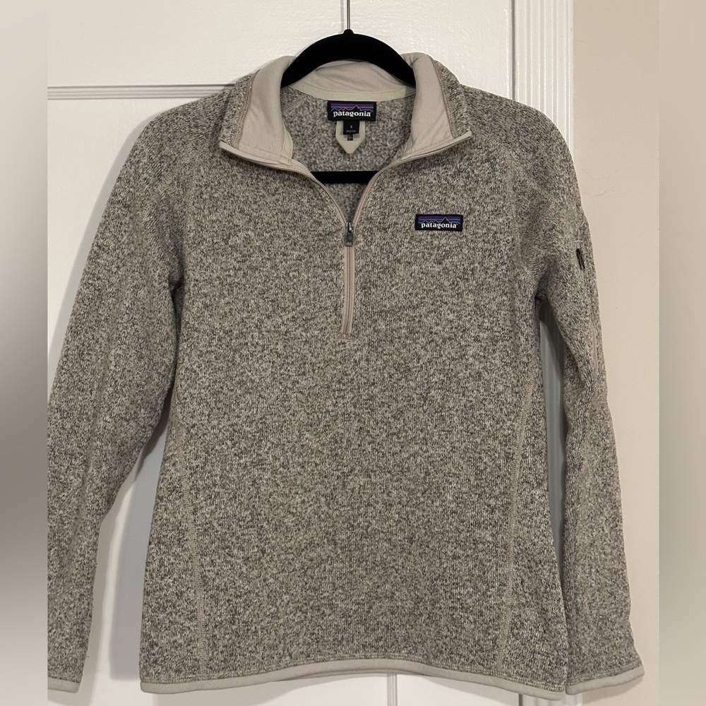 Patagonia Better Sweater 1/4-Zip Fleece Jacket - Women's in Pelican Size Small